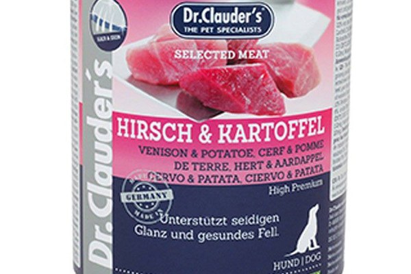 Dr. Clauder’s Dog Selected Meat Caprioara & Cartof, 800 g