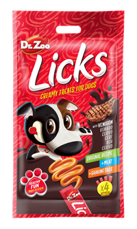 Dr Zoo Licks, recompense caini, Vanat, 4x15 g - 1