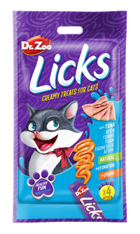 Dr Zoo Licks, recompense pisici, Ton, 4x15 g - 1