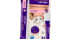 Feliway Happy Snack cu Somon, 6 pachete a 15 g