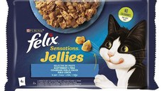 Felix Sensations Jellies Multipack, Peste, 4 x 85 g