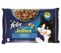 Felix Sensations Jellies Multipack, Peste, 4 x 85 g - 1