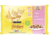 Friskies Junior Cat, Multipack Pui, 4 x 85 g - 1