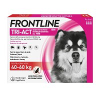 Frontline Tri-Act XL (40-60 kg) - 3 Pipete Antiparazitare - 1
