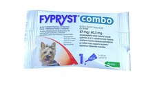 Fypryst Combo Dog S 67 mg pipeta antiparazitara caini talie mica  (2 - 10 kg), 1 pipeta