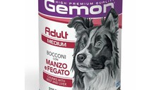 Gemon Chunks Adult Mediu, Vita si Ficat, 415 g