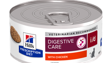 Hill's Prescription Diet Feline i/d cu Pui, 156 g - Hrană Digestivă pentru Pisici