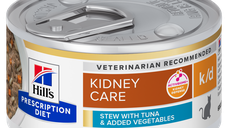 Hill's Prescription Diet Feline Kidney Care Stew Tuna & Vegetables, 82 g