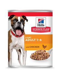 Hill's Science Plan Canine Adult Light Chicken, 370 g - 1