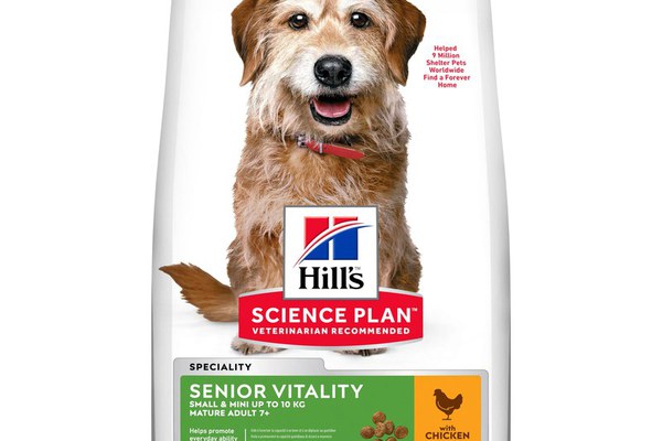 Hill's Science Plan Canine Senior Vitality Small and Mini Chicken, 6 kg