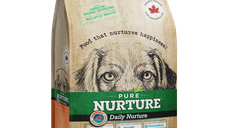 Hrana caini de talie medie si mare Pure Nurture, cu orz si miel, 12.5 kg
