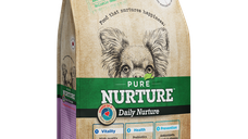 Hrana caini de talie mica si mini Pure Nurture, cu orez si curcan, 8 kg