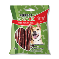 Hrana complementara pentru caini, Perfect Snack, fasii moi de vita, 80 g - 1