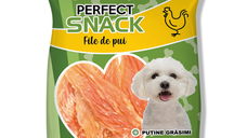 Hrana complementara pentru caini, Perfect Snack, file de pui, 80 g