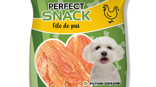 Hrana complementara pentru caini, Perfect Snack, file de pui, 80 g