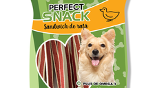 Hrana complementara pentru caini, Perfect Snack, sandwich de rata, 80 g
