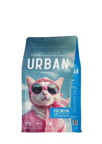 Hrana Premium Uscata Pisici Sterilizate, NashiDay Urban, Somon si Orez, 1.5 kg - 1