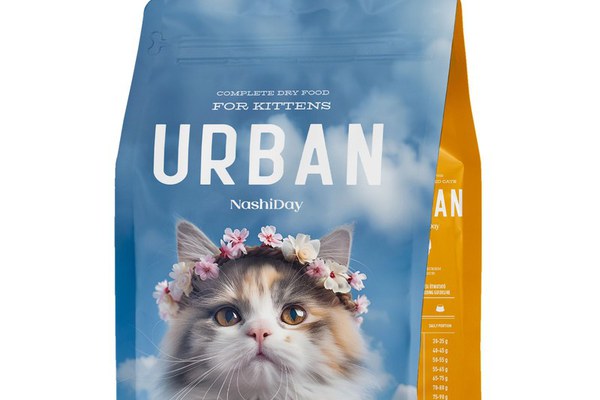 Hrana Premium Uscata Pisoi, NashiDay Urban, Pui si Orez, 750 g