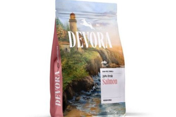 Hrana semi-umeda caini, Devora Dog Semi-Moist Adult All Sizes Grain Free Monoprotein, Somon, 4 kg