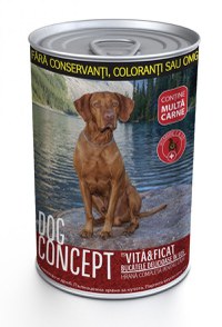 Hrana umeda caini, DOG CONCEPT Vita & Ficat, 1240 g - 1