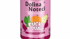 Hrana umeda caini, Dolina Noteci Superfood Rata si Prepelita, 400 g