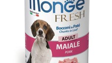 Hrana umeda caini, Monge Fresh Chunks Adult, Porc, 400 g