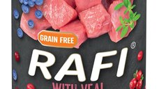 Hrana Umeda Caini, Rafi Dog Junior, Vitel si Afine, 400 g