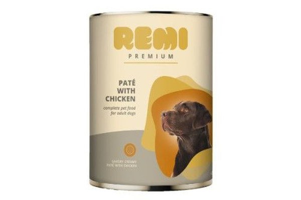 Hrana Umeda Caini, Remi Premium Pate cu Pui, 400 g