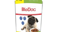 Hrana Umeda Pentru Caini, Biodog Plic Mini Adult Curcan in Sos, 100 g