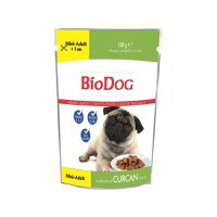 Hrana Umeda Pentru Caini, Biodog Plic Mini Adult Curcan in Sos, 100 g - 1