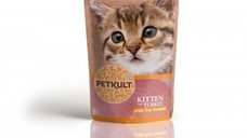 Hrana umeda pentru pisici junioare Petkult cu Curcan, 100 g