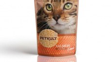 Hrana umeda pentru pisici Petkult cu Somon, 100 g
