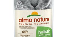 Hrana umeda pisici Almo Nature Holistic Anti-Hairball cu Vita, 70 g