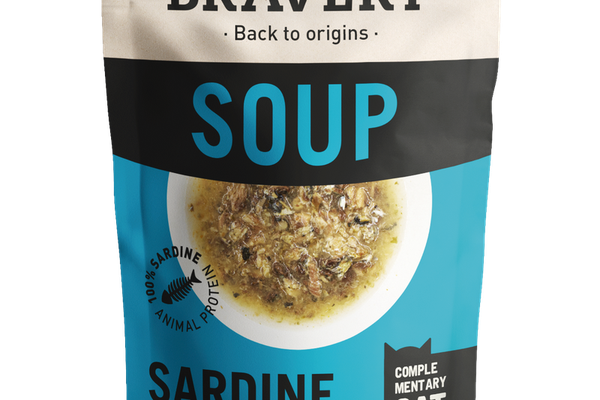 Hrana Umeda Pisici, Bravery Soups Cat, Sardine si Alge, 40 g