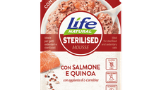 Hrana Umeda Pisici, Life Natural Sterilizat Mousse Somon si Quinoa, 70 g