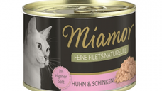 Hrana umeda pisici, Miamor Filet Pui cu Sunca, 100 g