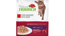Hrana Umeda Pisici, Natural Trainer, Vita in Sos, 85 g