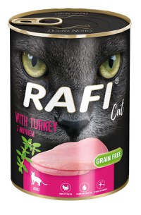 Hrana Umeda Pisici, Rafi Cat, Curcan, 400 g - 1