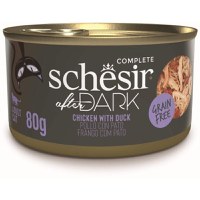 Hrana umeda pisici, Schesir After Dark Cat Wholefood Pui si Rata, 80 g - 1