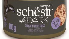 Hrana umeda pisici, Schesir After Dark Cat Wholefood Pui si Rata, 80 g