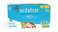 Hrana umeda pisici, Schesir, Ton in Jeleu, 6x50 g