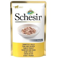 Hrana umeda pisici, Schesir, Ton si Pui in Jeleu, 85 g - 1