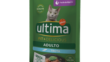 Hrana umeda pisici, Ultima Cat, Adult Sterilizat Fit & Delicious Pastrav, 85 g
