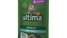 Hrana umeda pisici, Ultima Cat, Adult Sterilizat Fit & Delicious Pastrav, 85 g