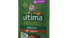 Hrana umeda pisici, Ultima Cat, Adult Sterilizat Fit & Delicious Vita, 85 g