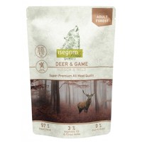 Hrana umeda, Pouch Isegrim Dog Adult Deer & Game, 410 g - 1