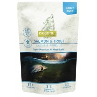 Hrana umeda, Pouch Isegrim Dog Adult Salmon & Trout, 410 g - 1