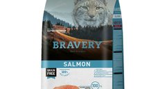 Hrana Uscata Bravery pentru Pisici Sterilizate, Somon, 2 kg