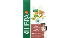 Hrana Uscata Caini Adulti, Libra Dog Adult Medium-Maxi, Vita, 14 kg