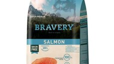 Hrana Uscata Caini, Bravery Dog, Large-Medium Adult, Somon, 4 kg